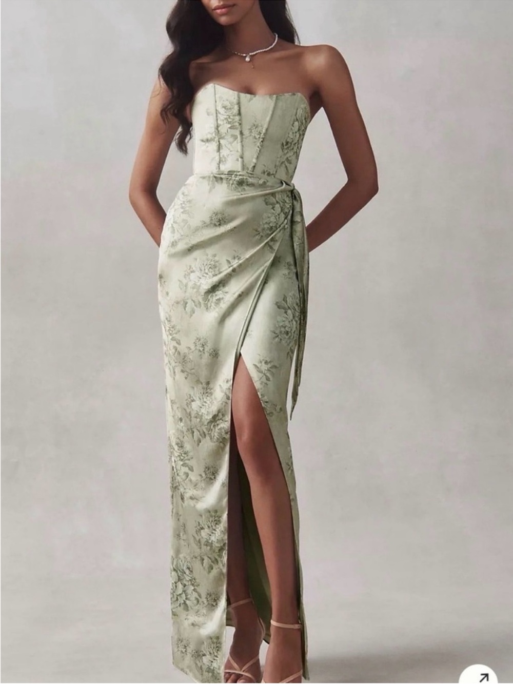V Chapman June dress in sage